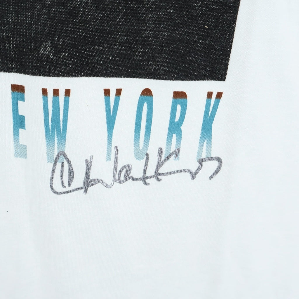 SUPREME(シュプリーム) 19AW Christopher Walken King Of New York Tee クリストファー ウォーケン キング オブ ニューヨーク 半袖Tシャツ ホワイト