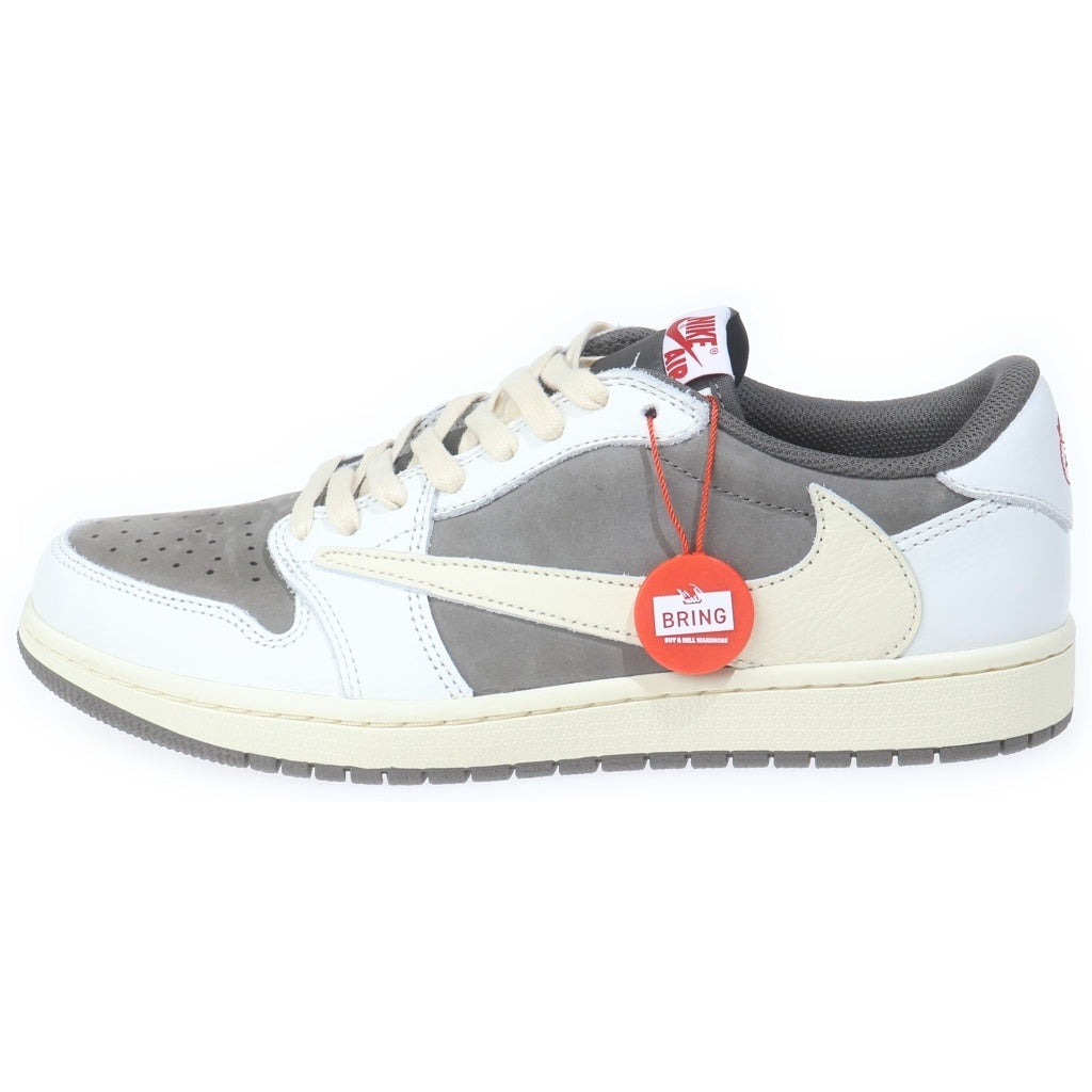 NIKE(ナイキ) ×TRAVIS SCOTT AIR JORDAN1 LOW OG SP DM7866-162 トラヴィススコット エアジョーダン1 リバースモカ ローカットスニーカー US9.5/27.5cm ベージュ