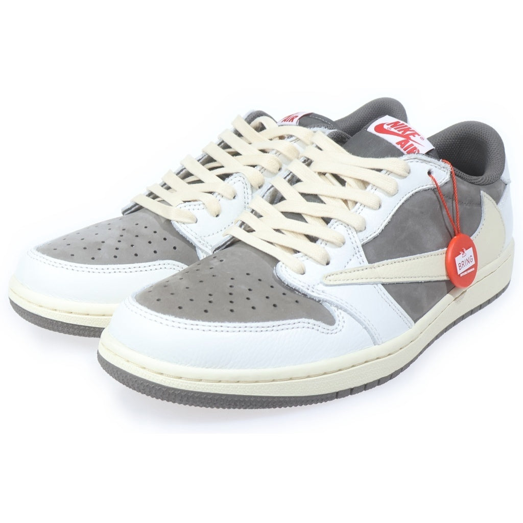 NIKE(ナイキ) ×TRAVIS SCOTT AIR JORDAN1 LOW OG SP DM7866-162 トラヴィススコット エアジョーダン1 リバースモカ ローカットスニーカー US9.5/27.5cm ベージュ