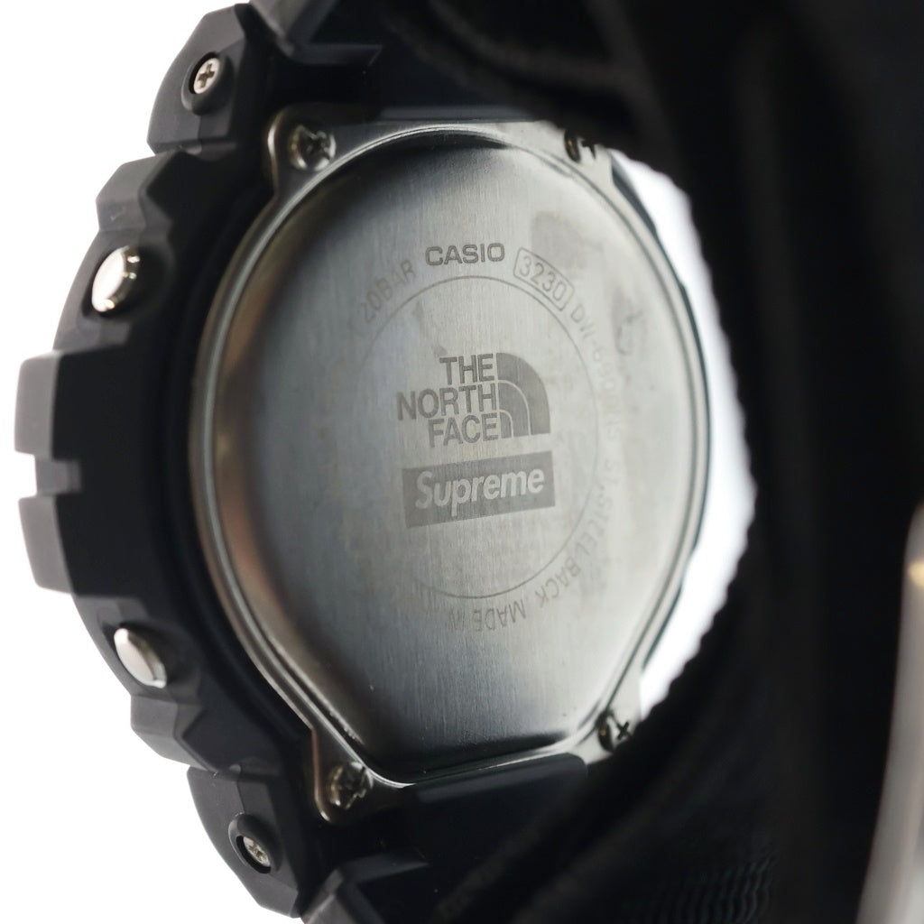 SUPREME(シュプリーム) 22AW xThe North Face G-SHOCK Watch ザノースフェイス ジーショック ウォッチ 時計 ブラック