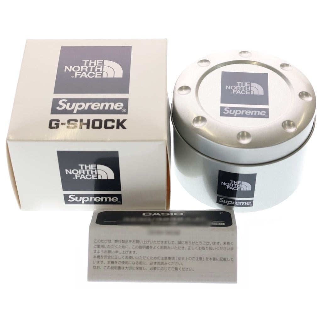 SUPREME(シュプリーム) 22AW xThe North Face G-SHOCK Watch ザノースフェイス ジーショック ウォッチ 時計 ブラック