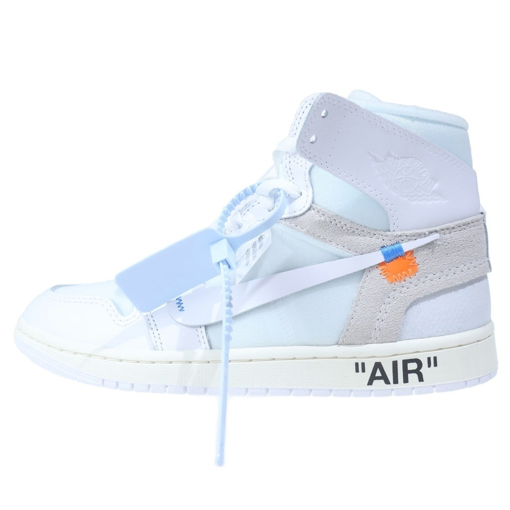 NIKE(ナイキ) ×V.A.A AIR JORDAN 1 RETRO HIGH OG ALASKA AA3834-100 エアジョーダン1 ヴァージルアブローアーカイブ アラスカ ハイカットスニーカー US8/26.0cm ホワイト