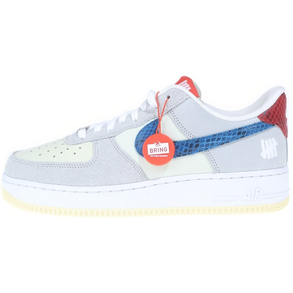 NIKE(ナイキ) ×UNDEFEATED AIR FORCE 1 LOW SP DM8461-001 アンディフィーテッド エアフォース 1 ローカットスニーカー US9/27.0cm グレー