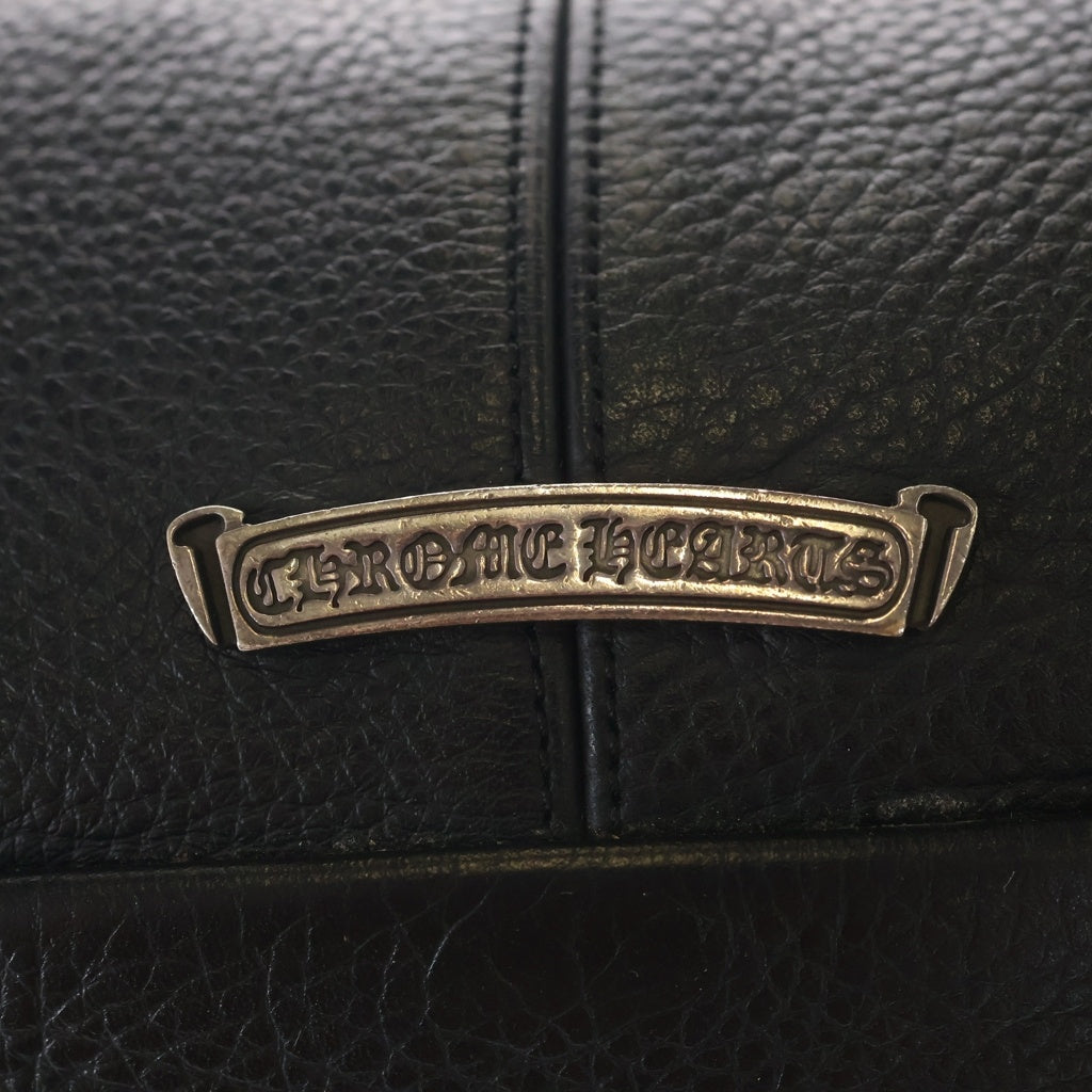 CHROME HEARTS(クロムハーツ) #1 SNAT PACK スナットパック ダガージップ ガンスリンガーベルト レザーウエストバッグ ブラック BCA378