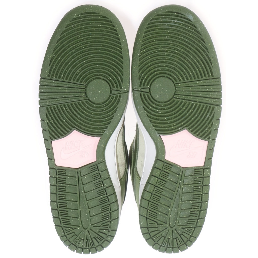NIKE SB(ナイキエスビー) ×YUTO HORIGOME DUNK LOW PRO HF8022-300 堀米雄斗 ダンク プロ 抹茶 ローカットスニーカー グリーン US9/27.0cm