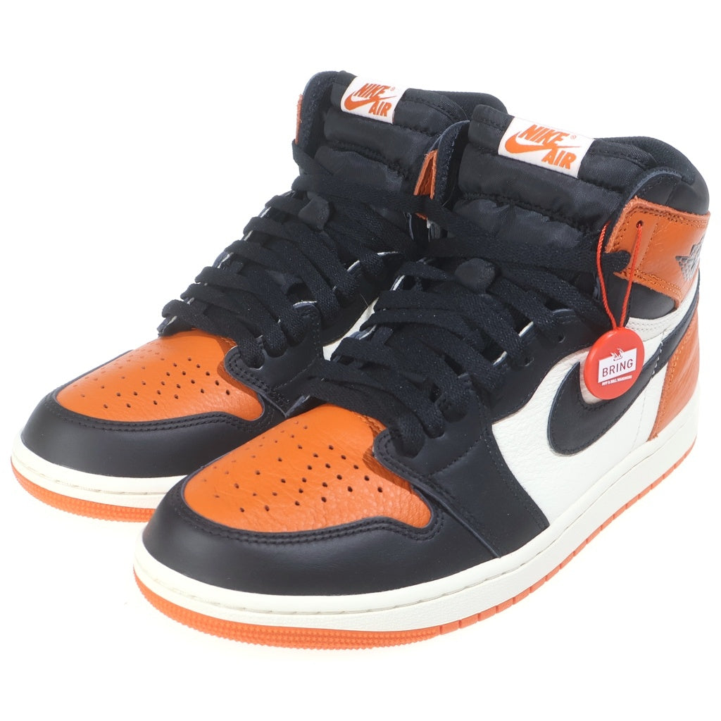 NIKE(ナイキ) AIR JORDAN 1 RETRO HIGH OG DZ5485-008 エアジョーダン 1 レトロ オージー ハイカットスニーカー オレンジ/ブラック/ホワイト US9/27.0cm