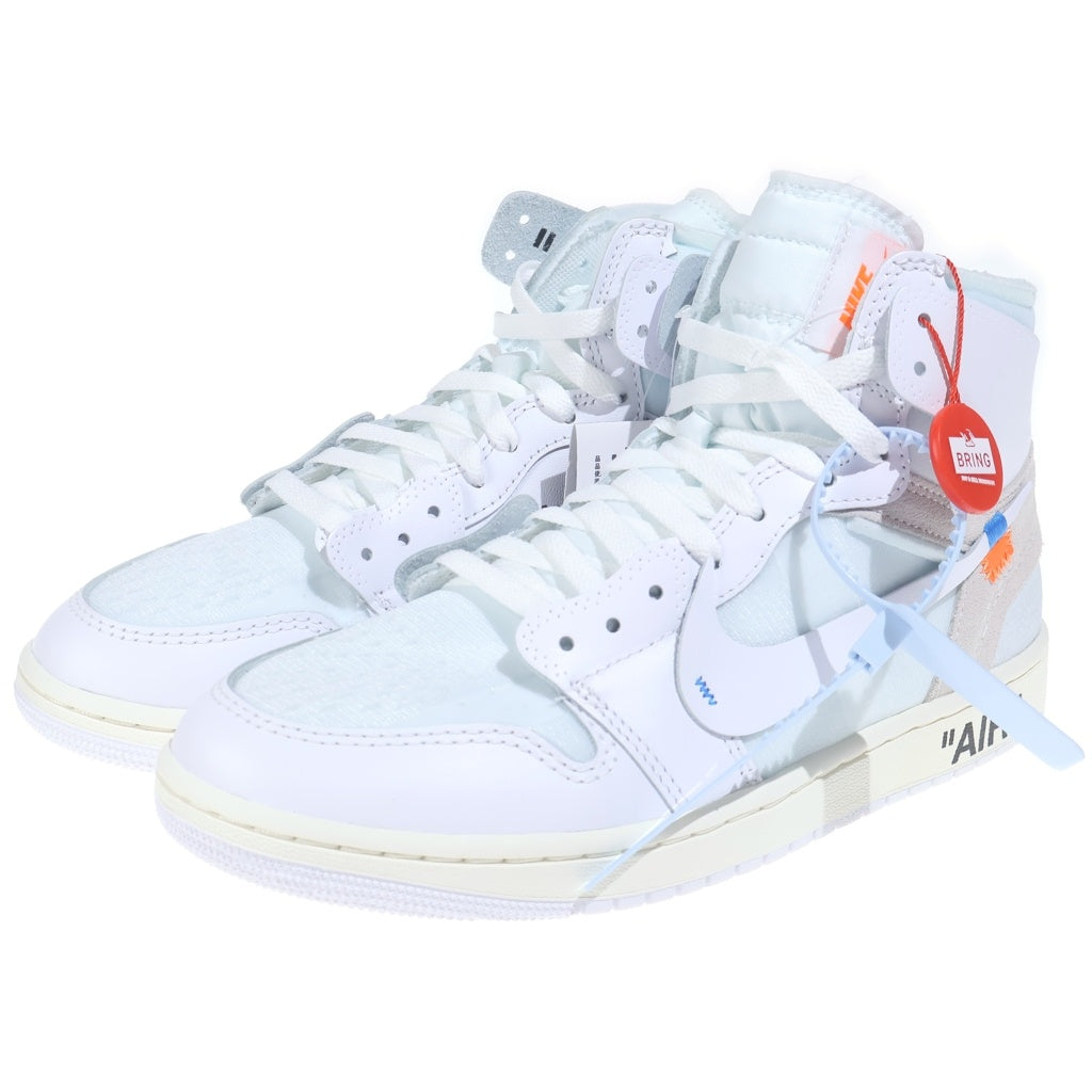 NIKE(ナイキ) ×V.A.A AIR JORDAN 1 RETRO HIGH OG ALASKA AA3834-100 エアジョーダン1 ヴァージルアブローアーカイブ アラスカ ハイカットスニーカー ホワイト US9/27.0cm