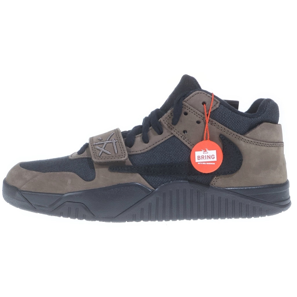NIKE(ナイキ) ×TRAVIS SCOTT JORDAN JUMPMAN JACK TR FZ8117-204 トラヴィススコット ジャンプマンジャック ローカットスニーカー ブラウン/ブラック US9/27.0cm