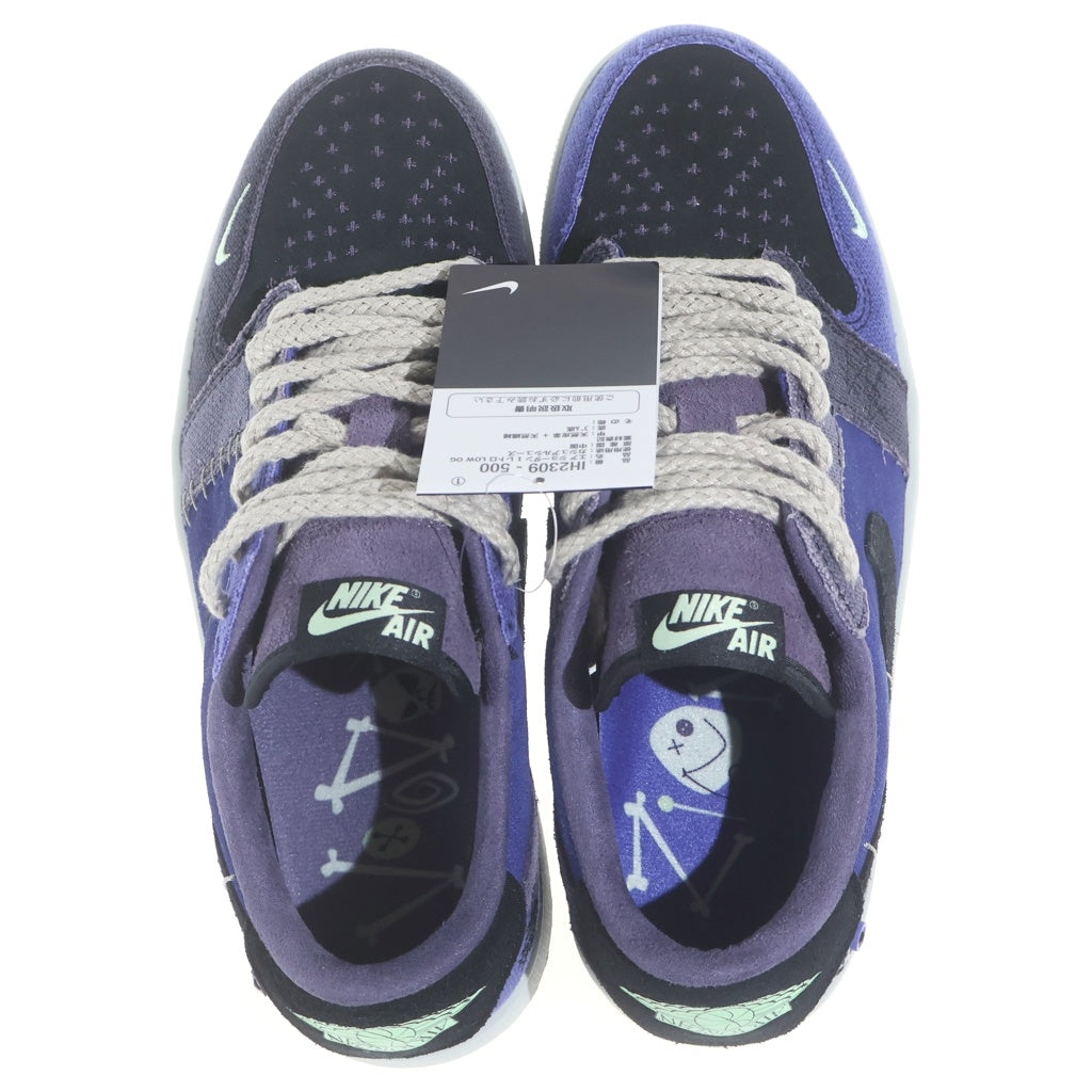 NIKE(ナイキ) ×ZION WILLIAMSON AIR JORDAN 1 RETRO LOW OG IH2309-500 ×ザイオン・ウィリアムソン エアジョーダン1 ローカットスニーカー ブルー/パープル US9/27.0cm