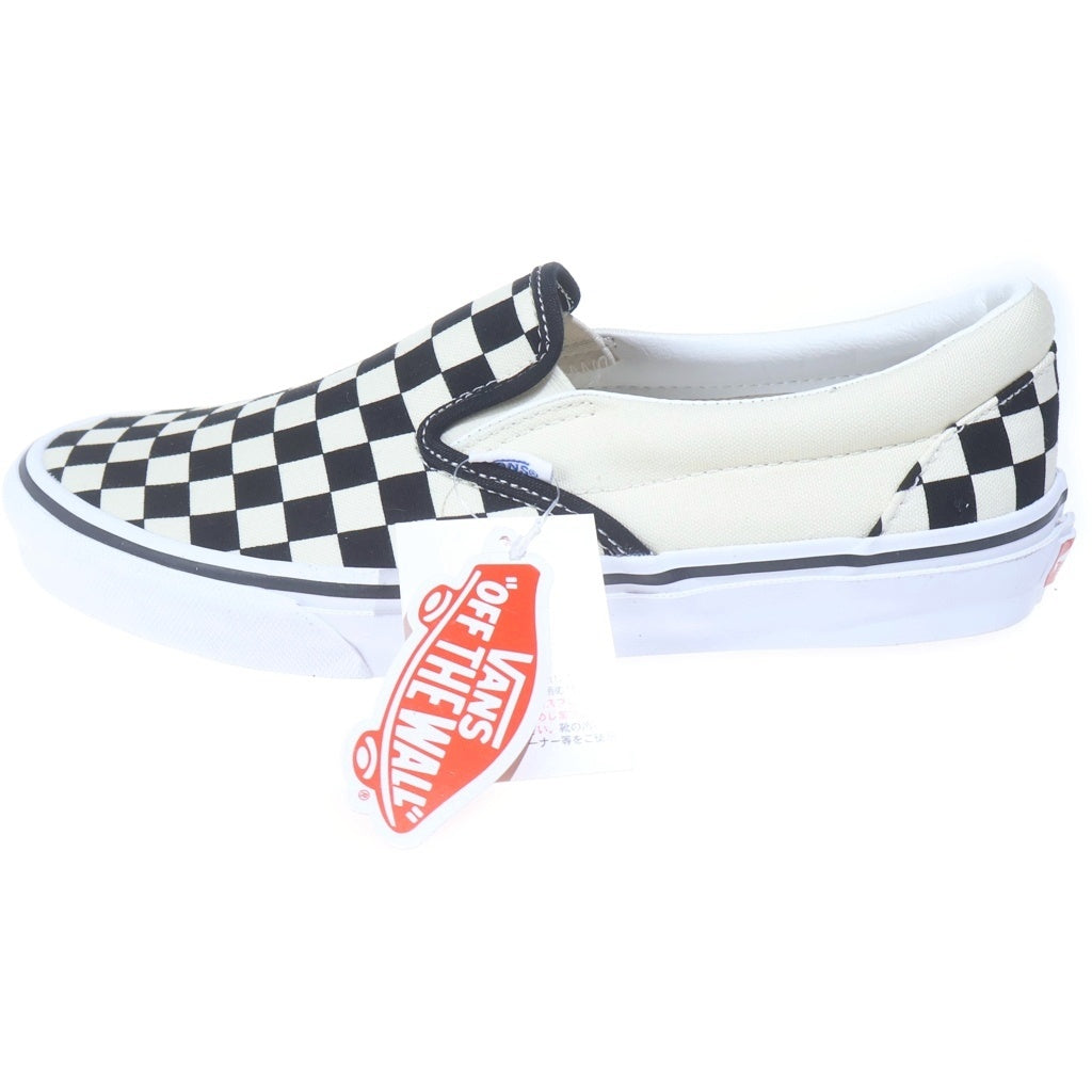 VANS(ヴァンズ) SLIP ON 50th 547756-0001 スリッポン 50周年記念モデル ローカットスニーカー US9H/27.5cm ホワイト/ブラック
