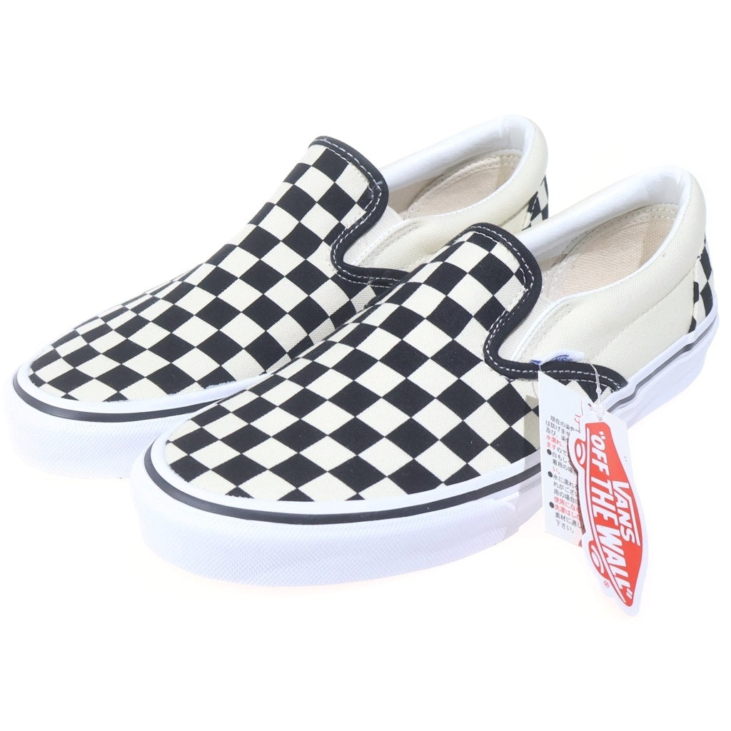 VANS(ヴァンズ) SLIP ON 50th 547756-0001 スリッポン 50周年記念モデル ローカットスニーカー US9H/27.5cm ホワイト/ブラック