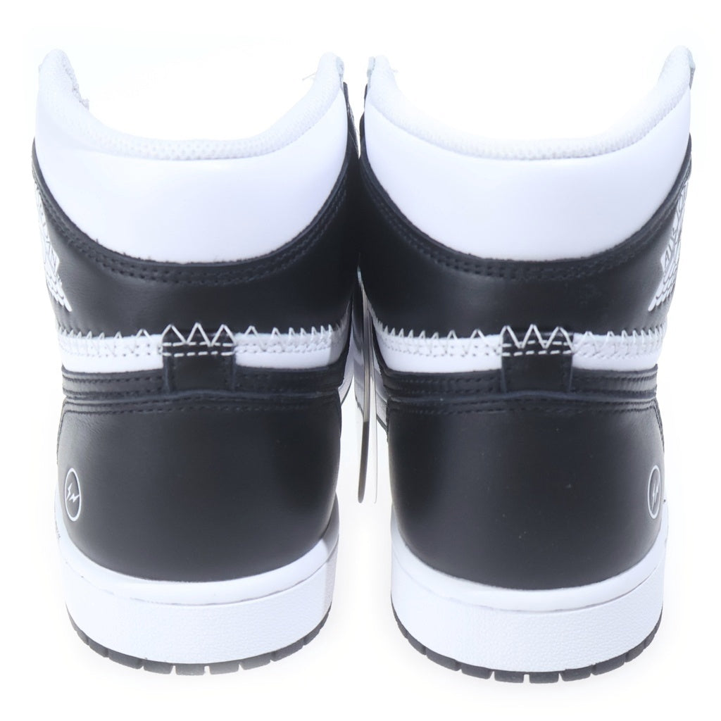 NIKE(ナイキ) ×FRAGMENT DESIGN ×UNION AIR JORDAN 1 RETRO HIGH OG II7282-100 エアジョーダン1 レトロ ハイカット スニーカー US9.5/27.5cm ホワイト/ブラック