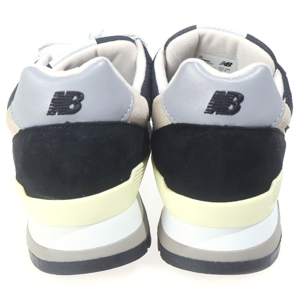 New Balance(ニューバランス) U996BL スエード ローカットスニーカー US7/25.0cm ブラック レディース