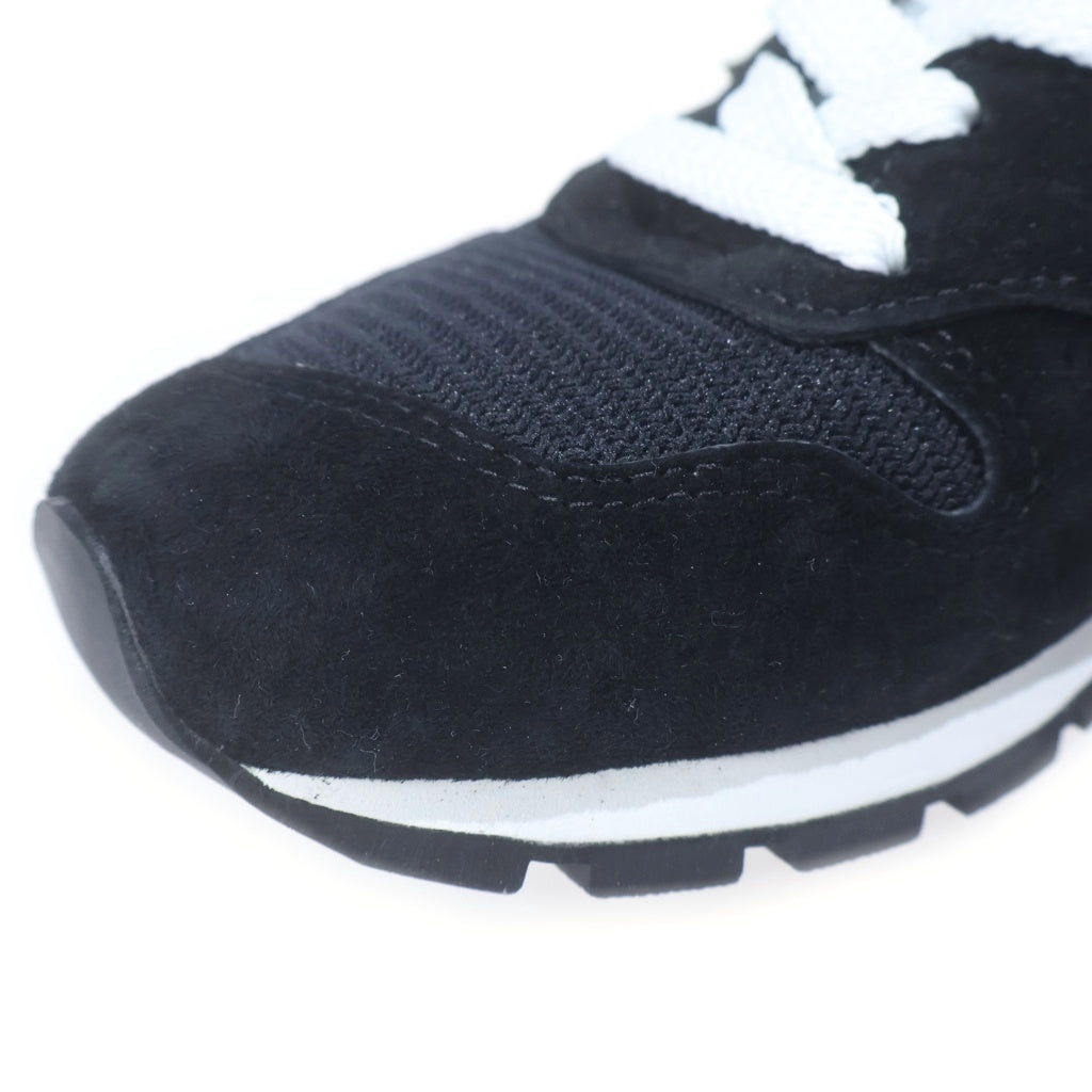 New Balance(ニューバランス) U996BL スエード ローカットスニーカー US7/25.0cm ブラック レディース