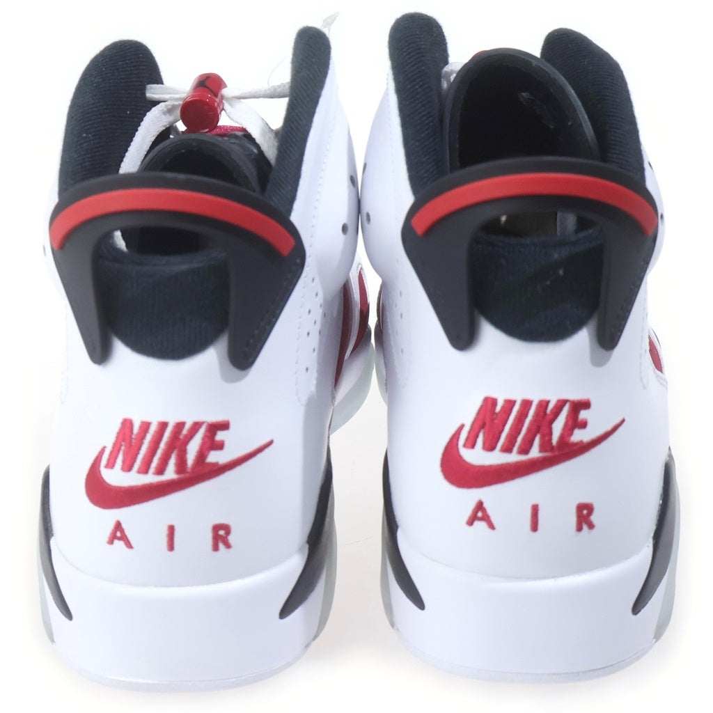 NIKE(ナイキ) AIR JORDAN 6 RETRO CARMINE CT8529-106 エアジョーダン6 カーマイン ハイカットスニーカー US11/29.0cm ホワイト/レッド