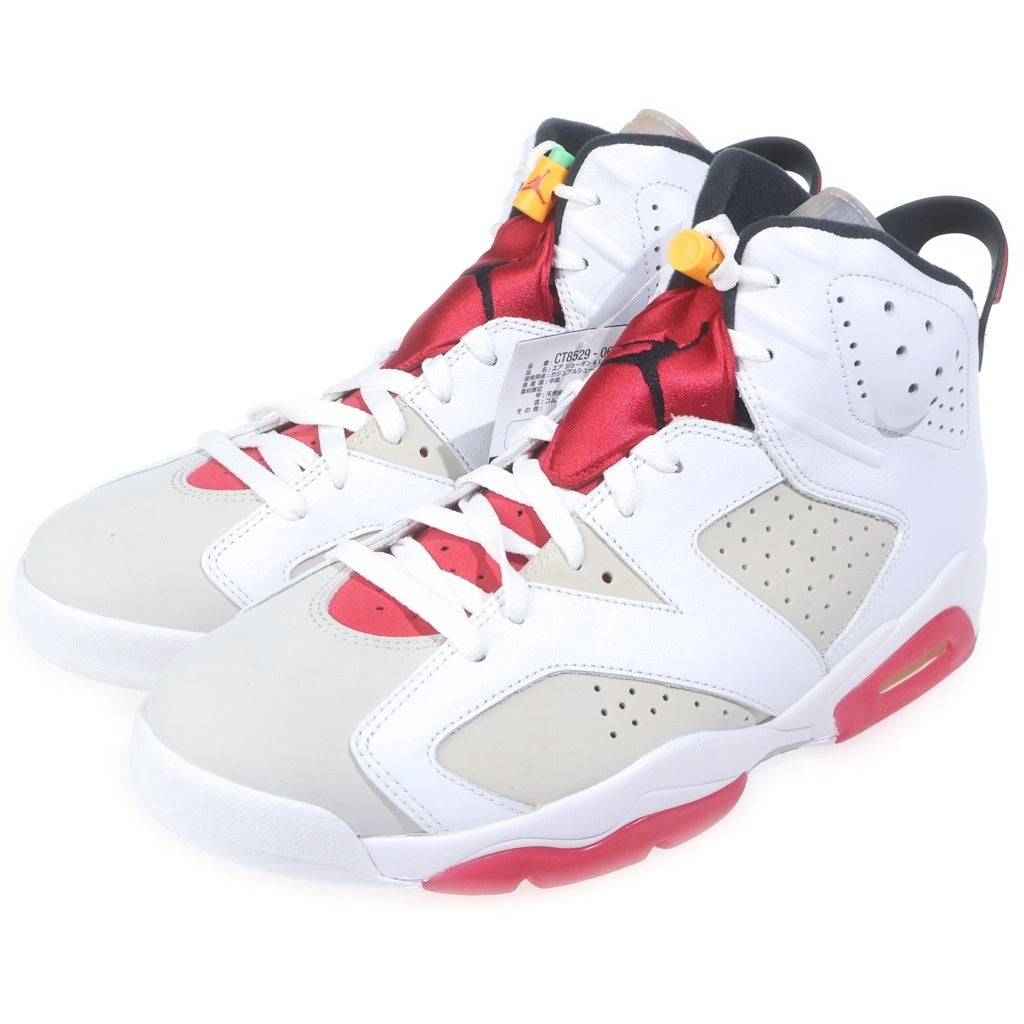 NIKE(ナイキ) AIR JORDAN 6 RETRO NEUTRAL GREY/HARE CT8529-062 エアジョーダン6 ハイカットスニーカー US11/29.0cm レッド/グレー/ホワイト