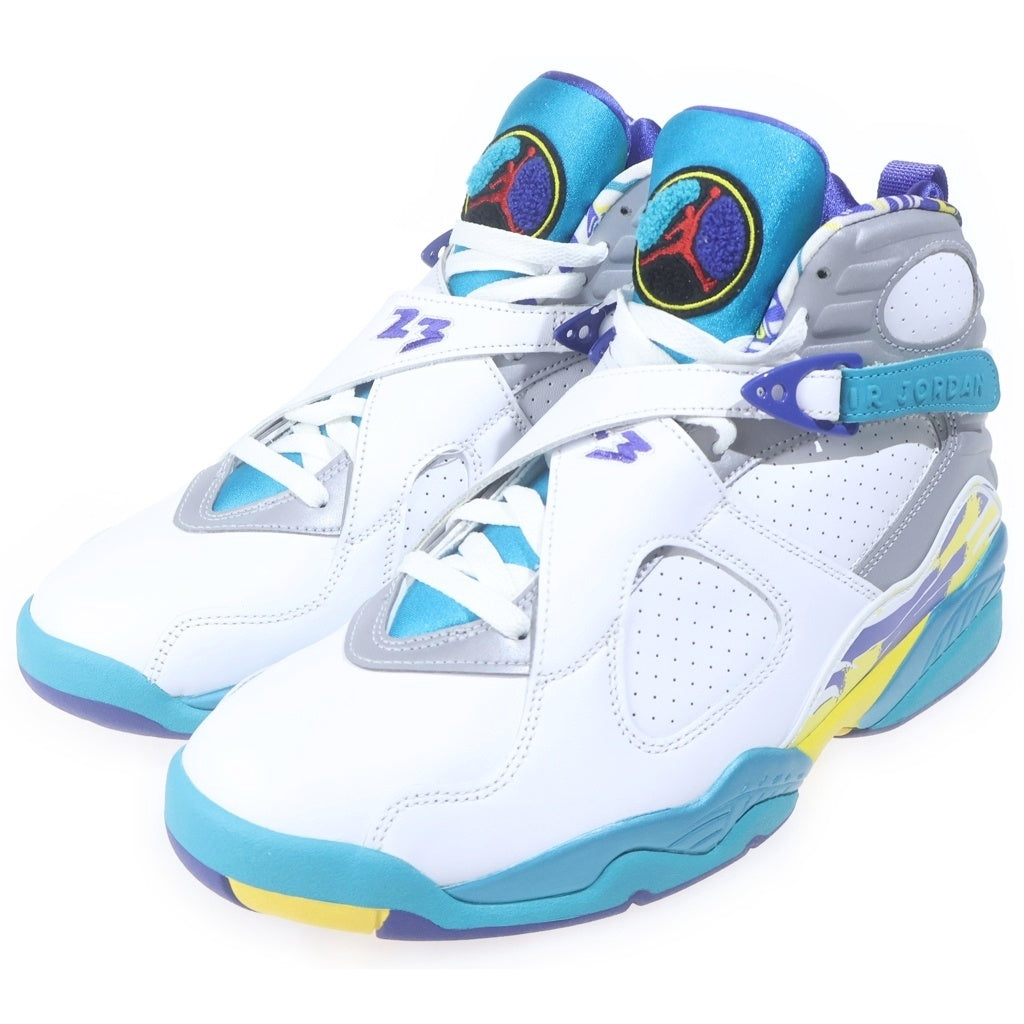 NIKE(ナイキ) WMNS AIR JORDAN 8 AQUA CI1236-100 ウィメンズ エアジョーダン8 アクア ハイカットスニーカー US12/29.0cm ホワイト/ブルー