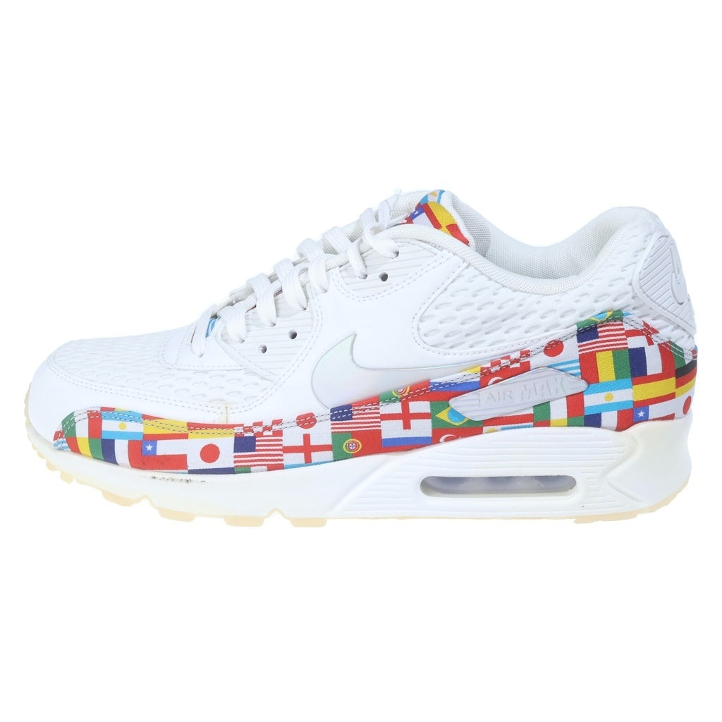 NIKE(ナイキ) AIR MAX 90 NIC QS INTERNATIONAL FLAG PACK AO5119-100 エアマックス90インターナショナル ローカットスニーカーシューズ マルチカラー US11/29cm ホワイト