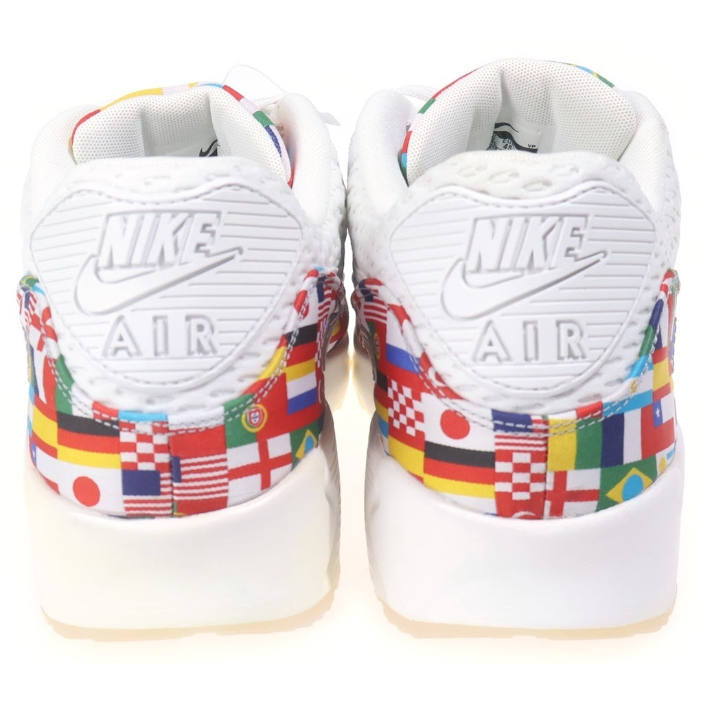 NIKE(ナイキ) AIR MAX 90 NIC QS INTERNATIONAL FLAG PACK AO5119-100 エアマックス90インターナショナル ローカットスニーカーシューズ マルチカラー US11/29cm ホワイト