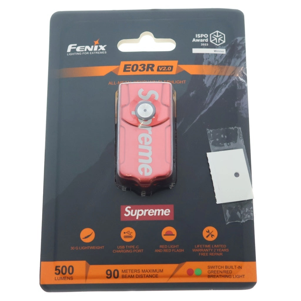SUPREME(シュプリーム) 24AW xFenix E03R Flashlight Keychain フェニックス E03R フラッシュライト キーチェーン レッド