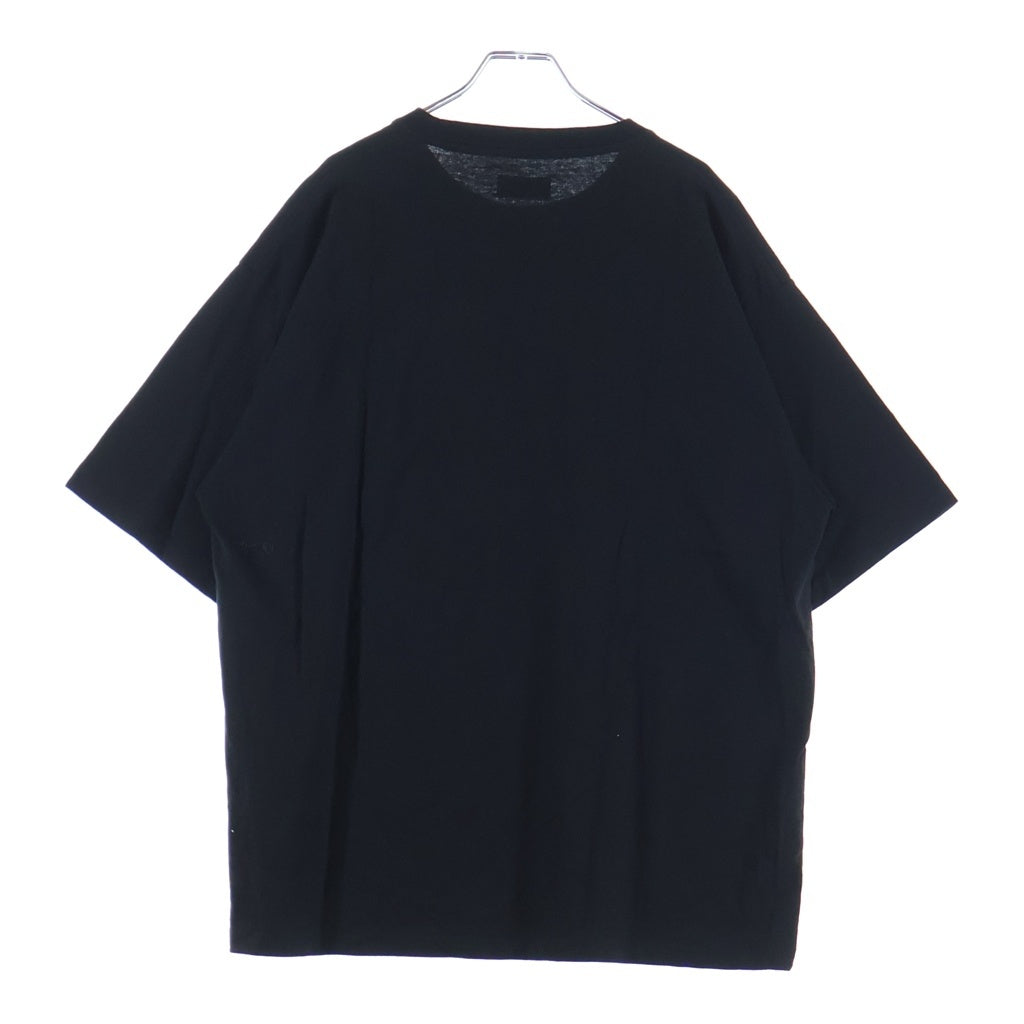 SATURDAYS SURF NYC(サタデイズサーフエヌワイシー) ×FRAGMENT DESIGN フラグメントデザイン フロントプリント半袖Tシャツ カットソー BBM-55300-B ブラック