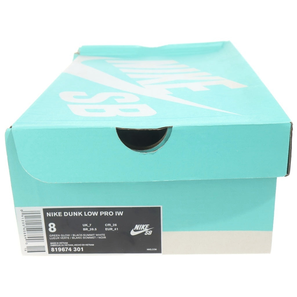 NIKE SB(ナイキエスビー) DUNK LOW PRO SEA CRYSTAL 819674-301 ダンク シークリスタル ローカットスニーカー US8/26.0cm グリーン/ホワイト