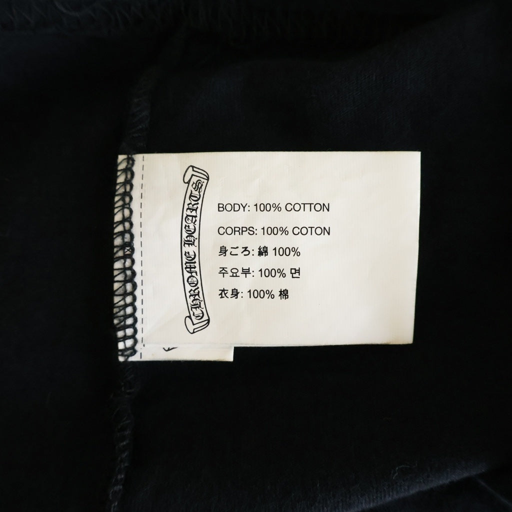 CHROME HEARTS(クロムハーツ) VINE DAGGER S/S TEE ヴァインダガー バックストライプダガー 半袖Tシャツカットソー ブラック/オレンジ