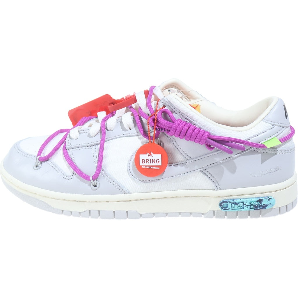 NIKE(ナイキ) ×OFF-WHITE DUNK LOW 1 OF 50 45 DM1602-101 オフホワイト ダンク ロー ローカット スニーカー ホワイト US9.7/27.5cm