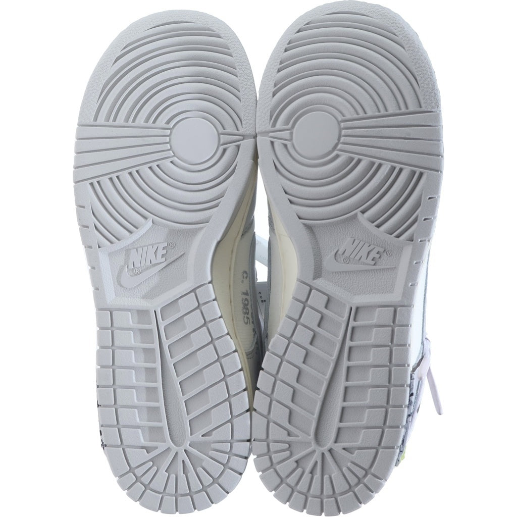 NIKE(ナイキ) ×OFF-WHITE DUNK LOW 1 OF 50 DM1602-123 オフホワイト ダンク 49 ローカットスニーカー ホワイト /グレー US10/28.0cm