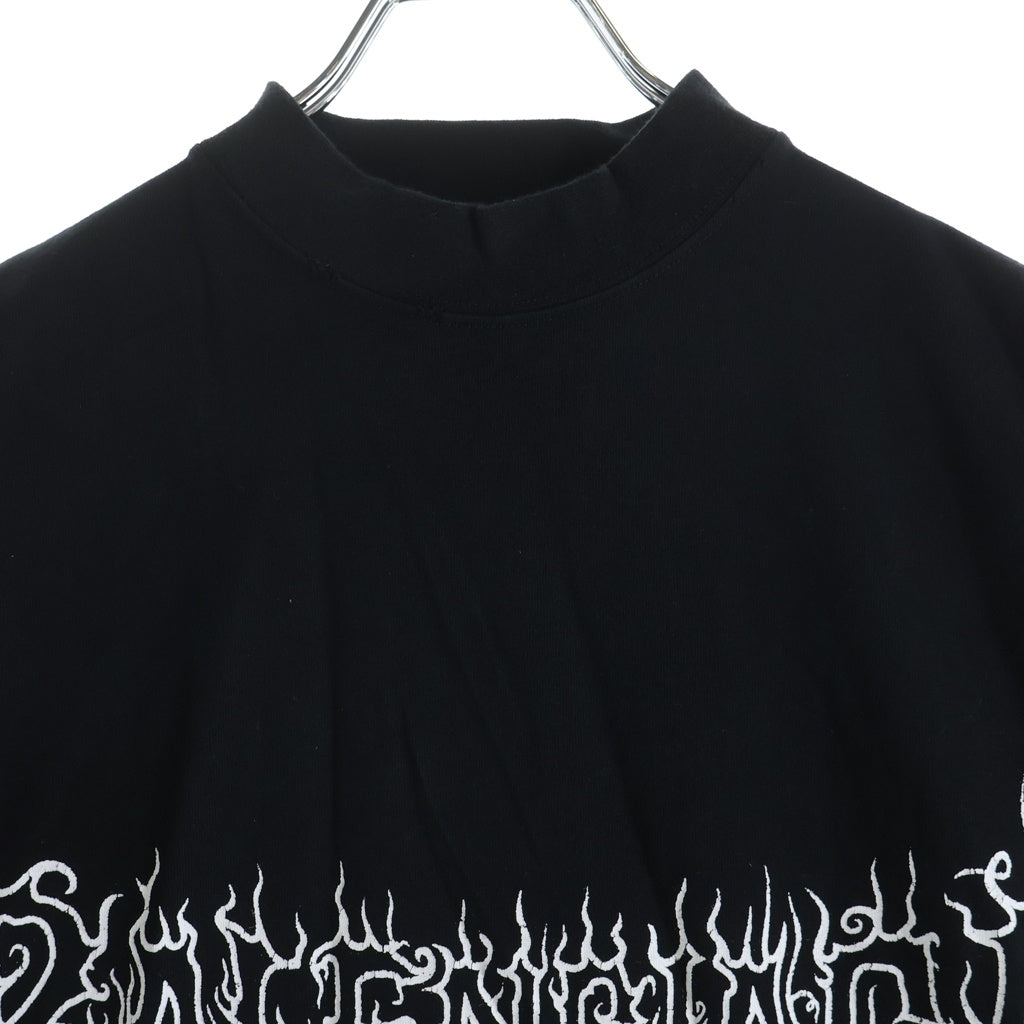 BALENCIAGA(バレンシアガ) DARKWAVE TEE メタルロゴ ダークウェブ 半袖Tシャツカットソー 739028 ブラック