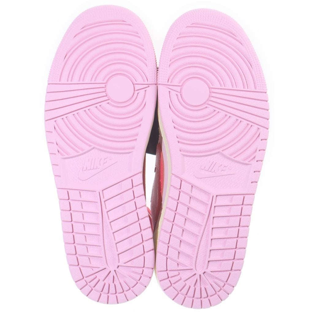NIKE(ナイキ) ×TRAVIS SCOTT AIR JORDAN 1 LOW OG TROPICAL PINK トラヴィススコット エアジョーダン1 トロピカルピンク ローカットスニーカー US8.5/26.5cm ピンク/ホワイト