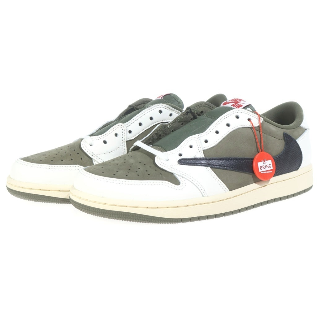 NIKE(ナイキ) ×TRAVIS SCOTT AIR JORDAN1 LOW OG SP DM7866-200 エアジョーダン1 ローカットスニーカー カーキ US9.5/27.5cm