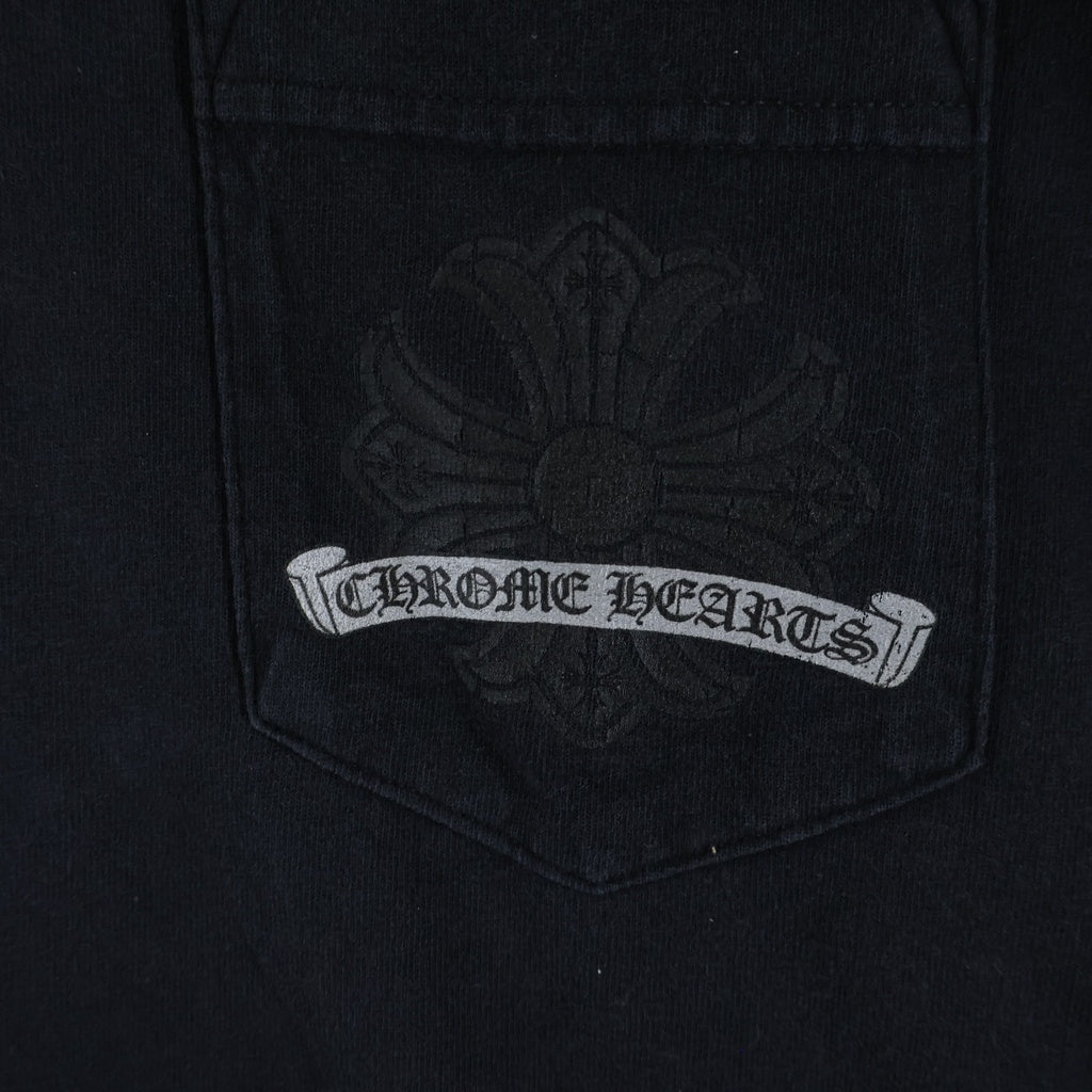 CHROME HEARTS(クロムハーツ) OLD S/S オールド バックプリントホースシュー 半袖Tシャツカットソー ブラック