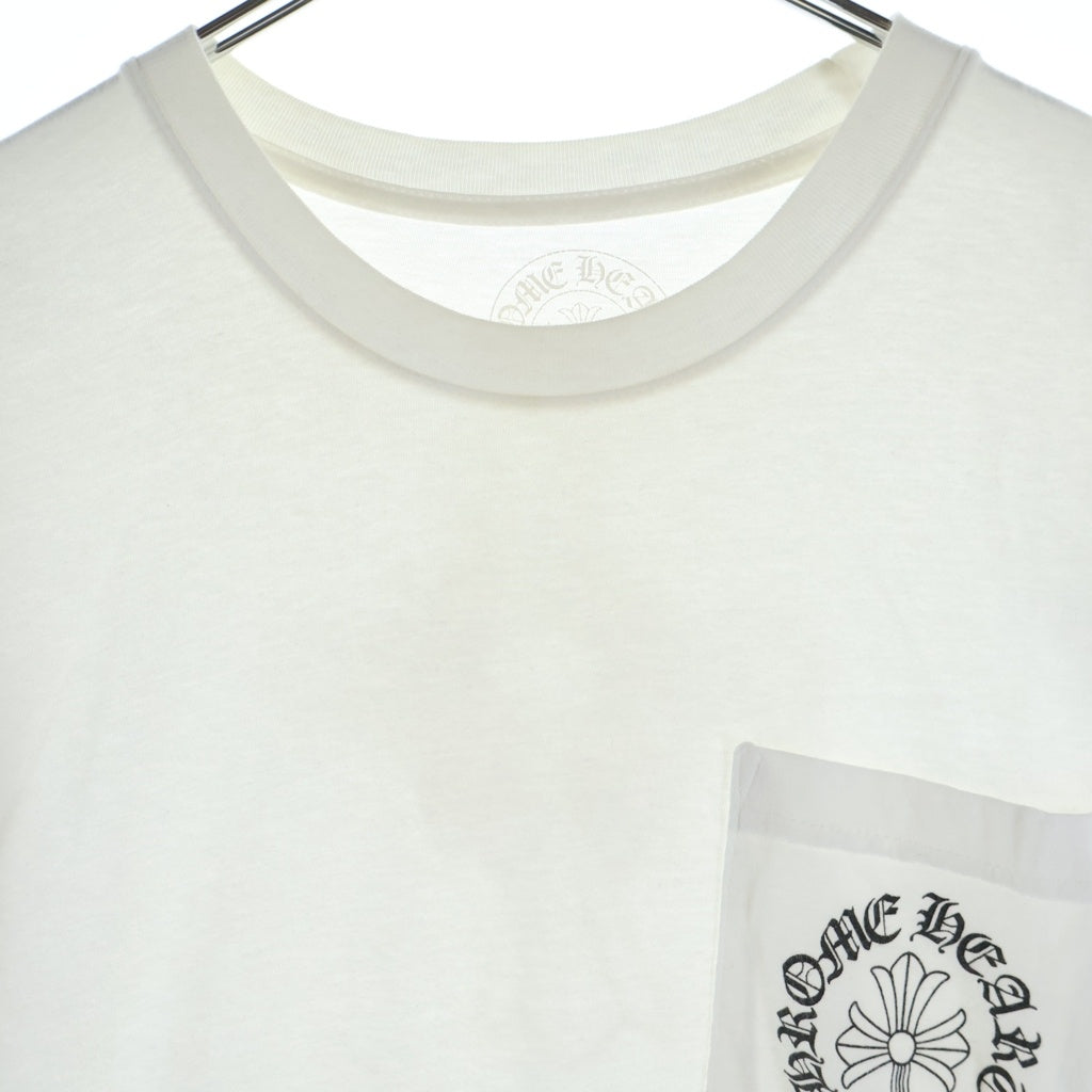 CHROME HEARTS(クロムハーツ) CH S/S バッククロスプリント 半袖Tシャツカットソー ホワイト