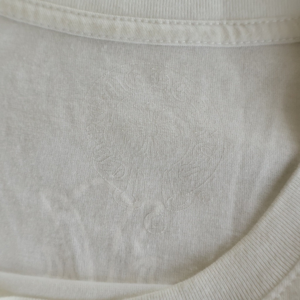 CHROME HEARTS(クロムハーツ) CH S/S バッククロスプリント 半袖Tシャツカットソー ホワイト