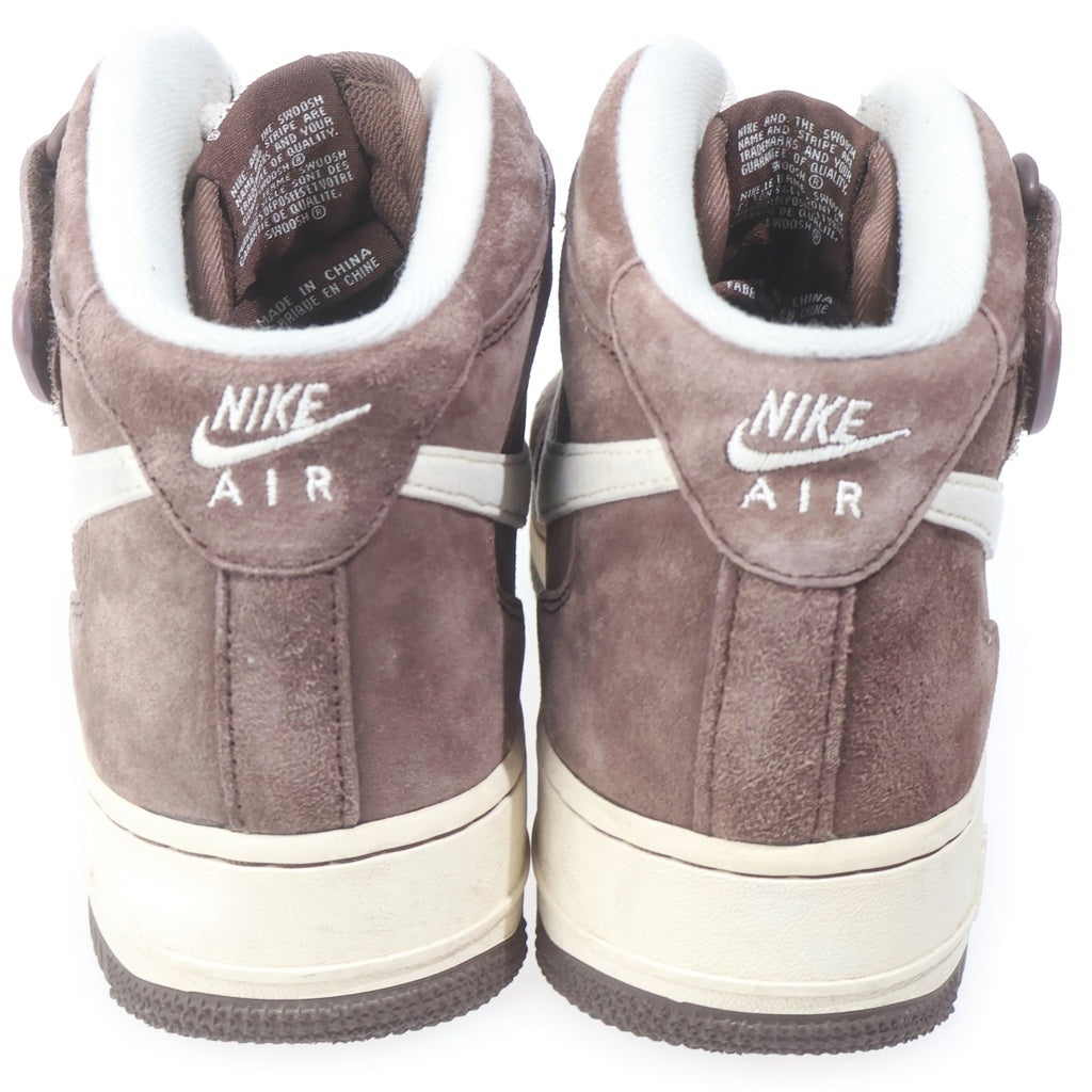 NIKE(ナイキ) AIR FORCE 1MID '07 QS エアフォース 1 ミッド '07 QS ミッドカットスニーカー DM0107-200 ブラウン US10/27.0cm