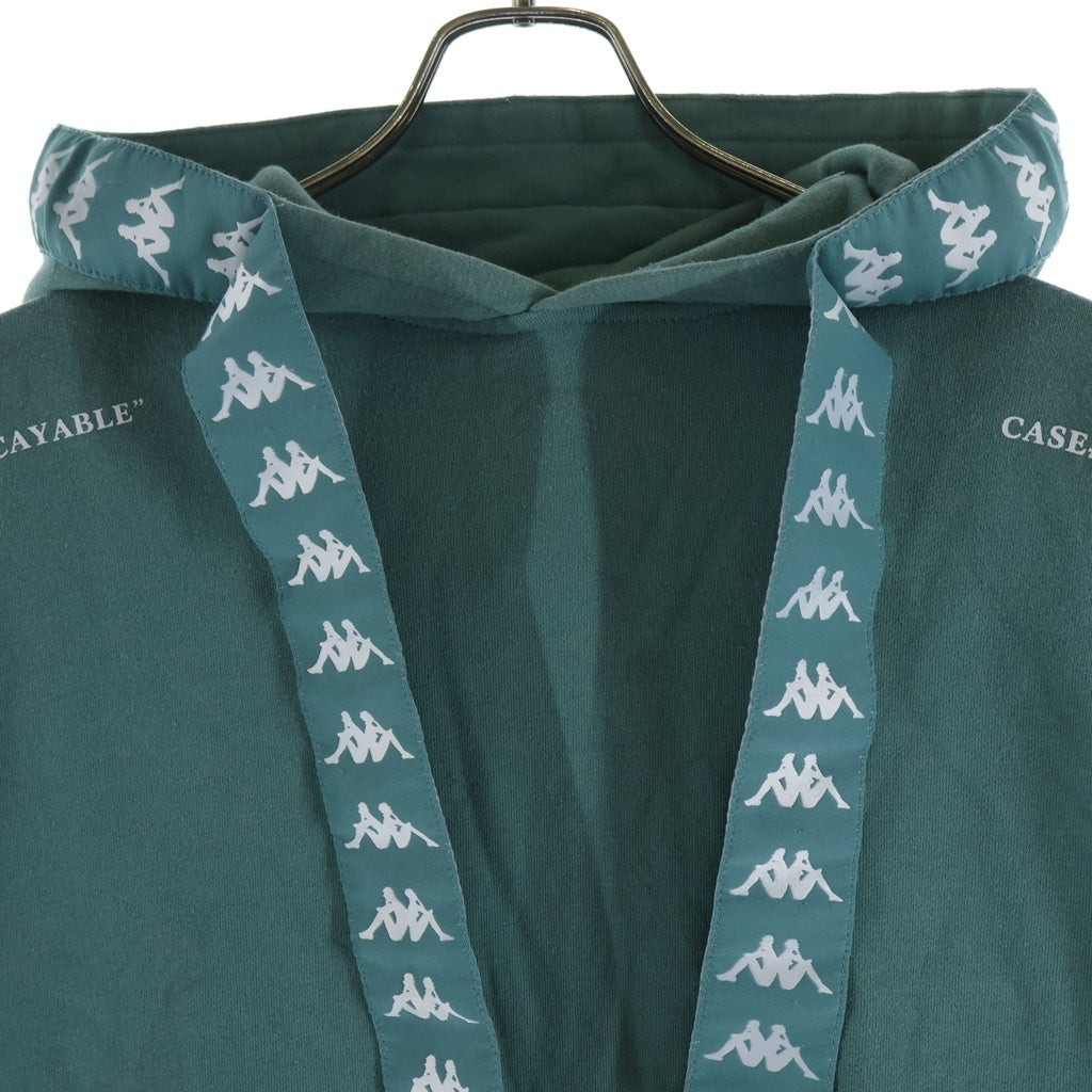 KAPPA(カッパ) ×C2H4 UNDECAYABLE シーツーエイチオー アンディケイアブル スウェットパーカー グリーン