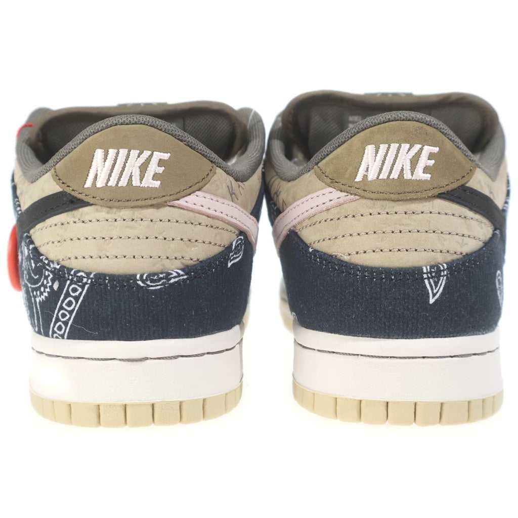 NIKE SB(ナイキエスビー) ×TRAVIS SCOTT DUNK LOW PRM QS CACTUS JACK CT5053-001 トラヴィススコット ダンク カクタスジャック ローカットスニーカー US8/26.0cm ベージュ