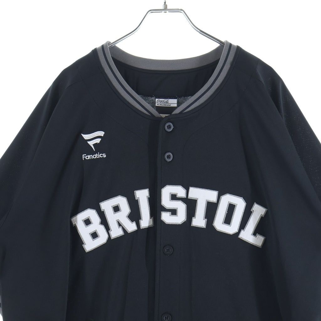 F.C.R.B./F.C.Real Bristol/FCRB(エフシーアールビー/エフシーレアルブリストル) 26SS Coca-Cola Fanatics STADIUM SHIRT コカ・コーラ スタジアムシャツ ゲームシャツ FCRB-260166 ブラック