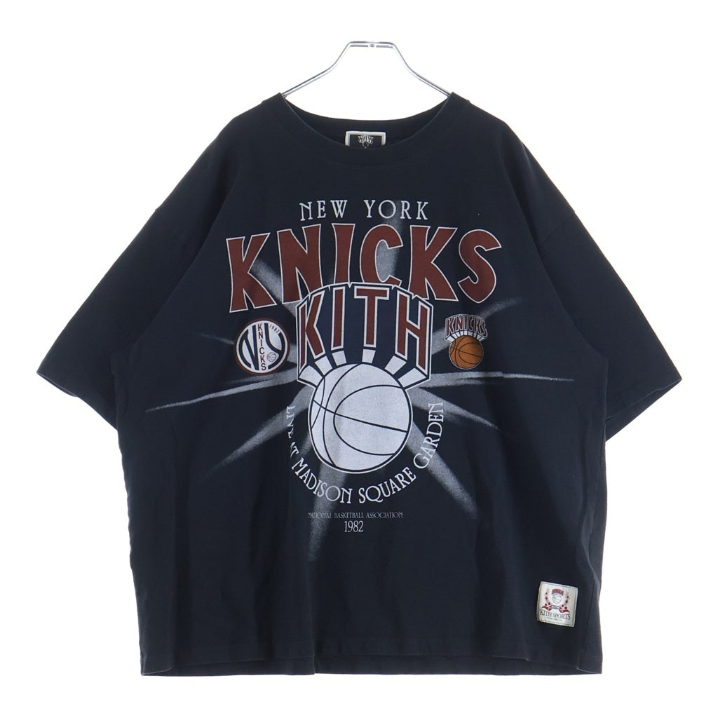 KITH(キス) New York Knicks ニューヨーク ニックス 半袖Tシャツカットソー 25-073-060-0088-4-0 ブラック