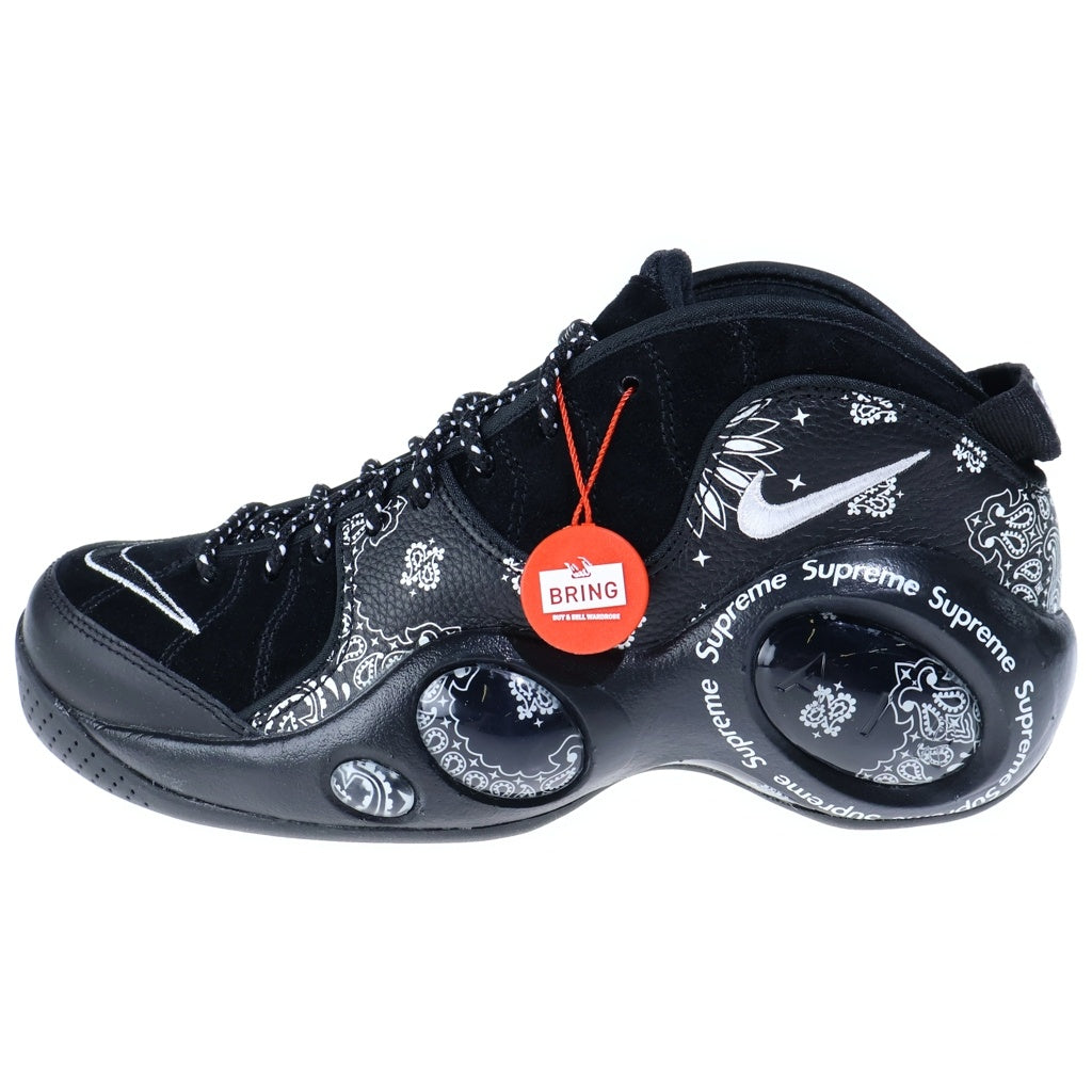 NIKE(ナイキ) ×SUPREME AIR ZOOM FLIGHT 95 DJ8604-001 シュプリーム エアズーム フライト ハイカットスニーカー US8/26.0cm ブラック