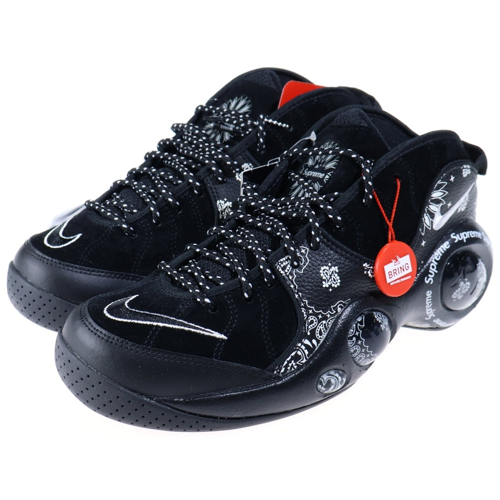 NIKE(ナイキ) ×SUPREME AIR ZOOM FLIGHT 95 DJ8604-001 シュプリーム エアズーム フライト ハイカットスニーカー US8/26.0cm ブラック
