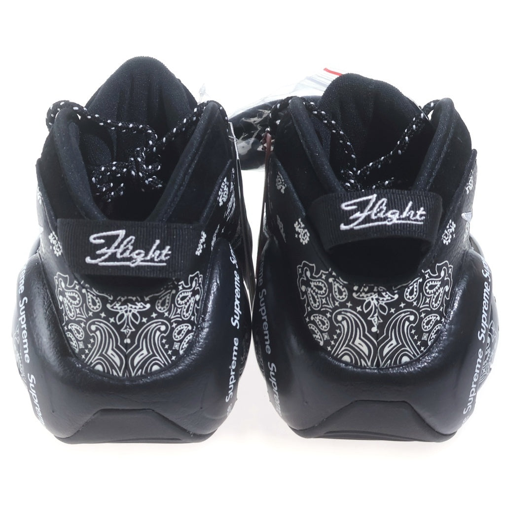 NIKE(ナイキ) ×SUPREME AIR ZOOM FLIGHT 95 DJ8604-001 シュプリーム エアズーム フライト ハイカットスニーカー US8/26.0cm ブラック