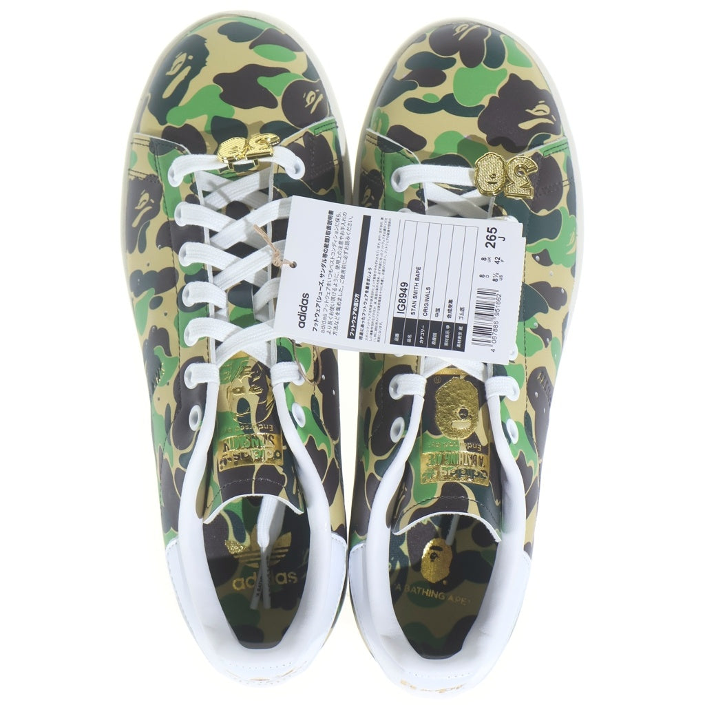 adidas(アディダス) ×A BATHING APE STAN SMITH ABC CAMO IG8949 ア ベイシングエイプ スタンスミス ローカットスニーカー US8.5/26.5cm カモ