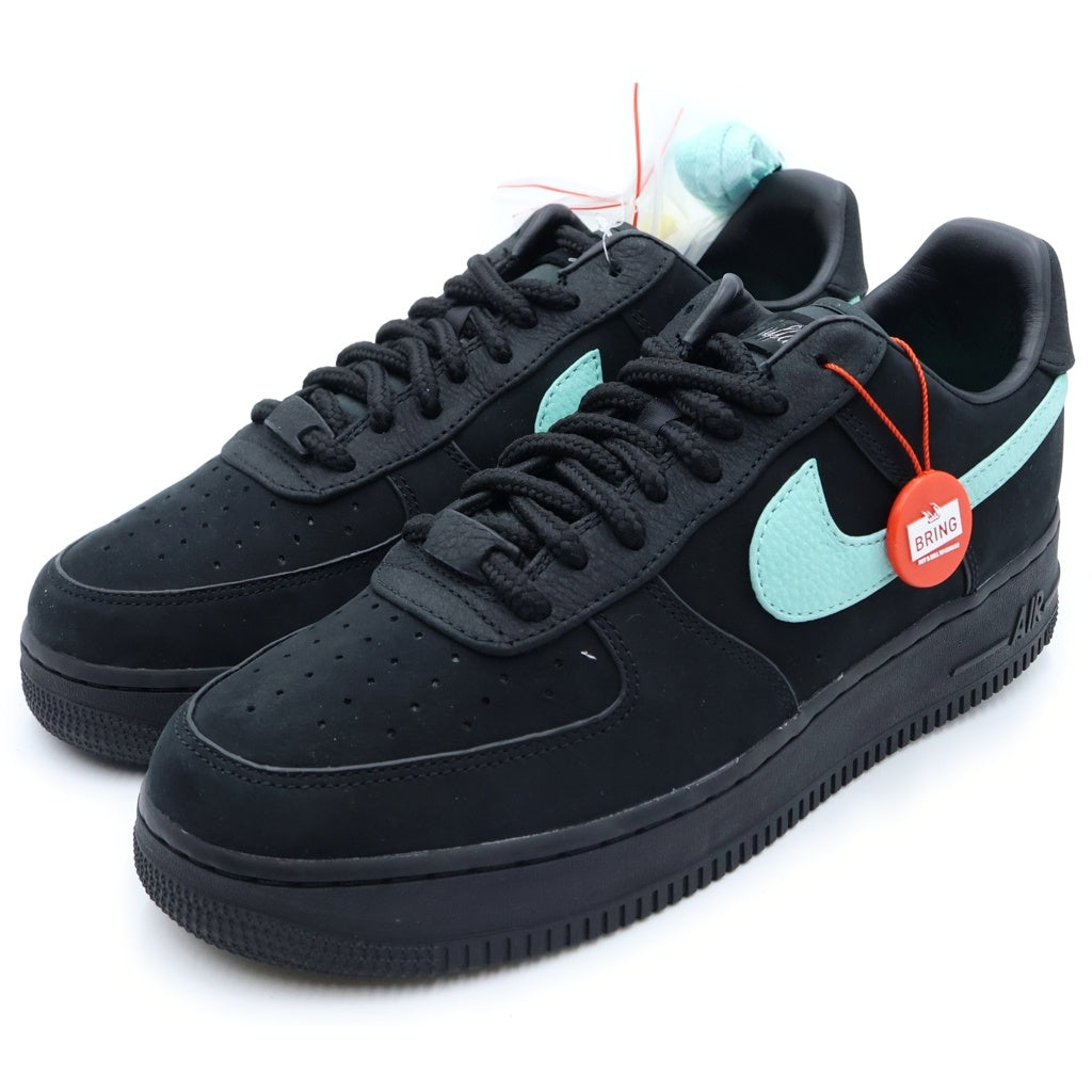 NIKE(ナイキ) ×TIFFANY&CO AIR FORCE 1 LOW 1837 BLACK DZ1382-001 ×ティファニー エアフォース1 ローカットスニーカー US9/27.0cm ブラック/ブルー