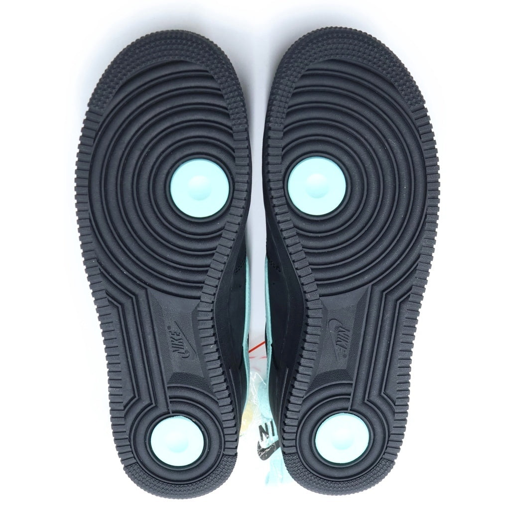 NIKE(ナイキ) ×TIFFANY&CO AIR FORCE 1 LOW 1837 BLACK DZ1382-001 ×ティファニー エアフォース1 ローカットスニーカー US9/27.0cm ブラック/ブルー
