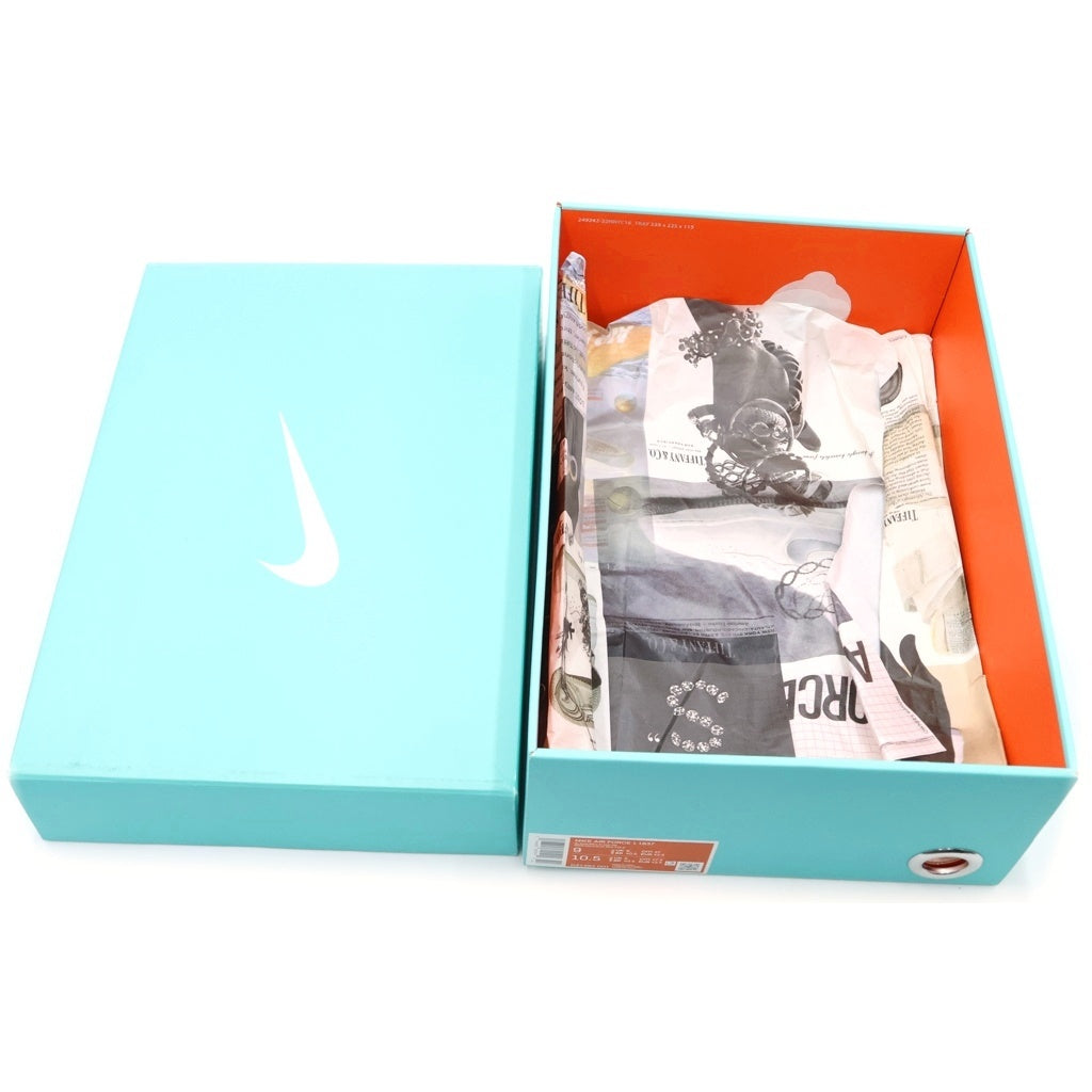 NIKE(ナイキ) ×TIFFANY&CO AIR FORCE 1 LOW 1837 BLACK DZ1382-001 ×ティファニー エアフォース1 ローカットスニーカー US9/27.0cm ブラック/ブルー