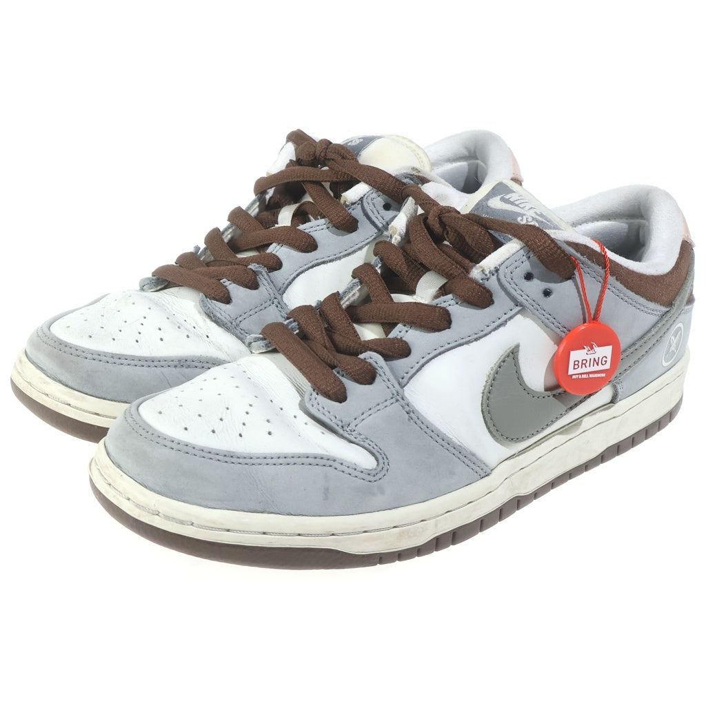 NIKE(ナイキ) ×YUTO HORIGOME DUNK LOW PRO QS FQ1180-001 堀米雄斗 ダンク プロ クイックストライク ローカットスニーカー ホワイト/グレー US9/27.0cm