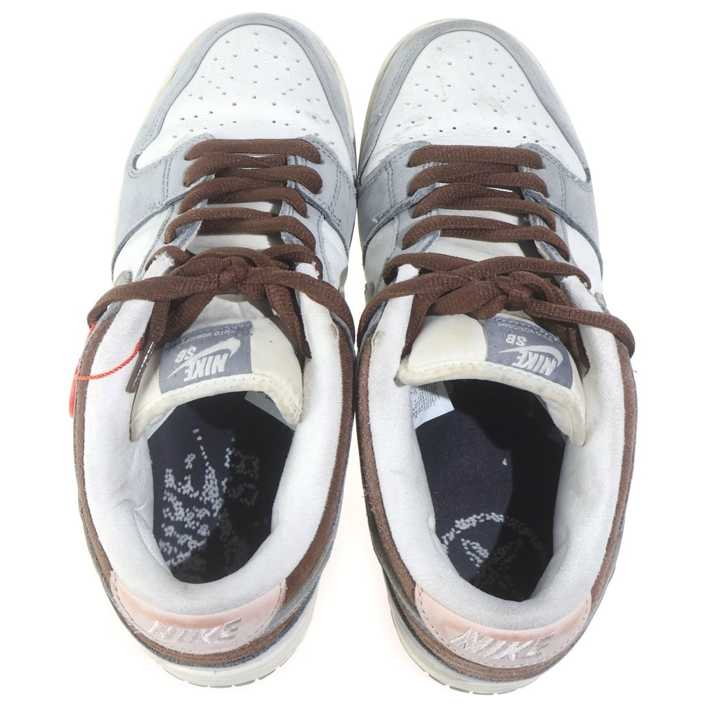 NIKE(ナイキ) ×YUTO HORIGOME DUNK LOW PRO QS FQ1180-001 堀米雄斗 ダンク プロ クイックストライク ローカットスニーカー ホワイト/グレー US9/27.0cm
