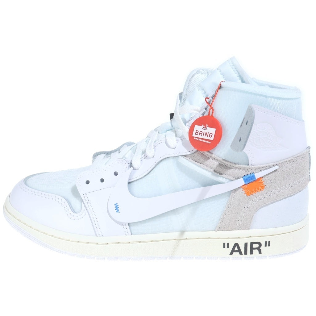 NIKE(ナイキ) ×V.A.A AIR JORDAN 1 RETRO HIGH OG ALASKA AA3834-100 エアジョーダン1 ヴァージルアブローアーカイブ アラスカ ハイカットスニーカー US10/28.0cm ホワイト
